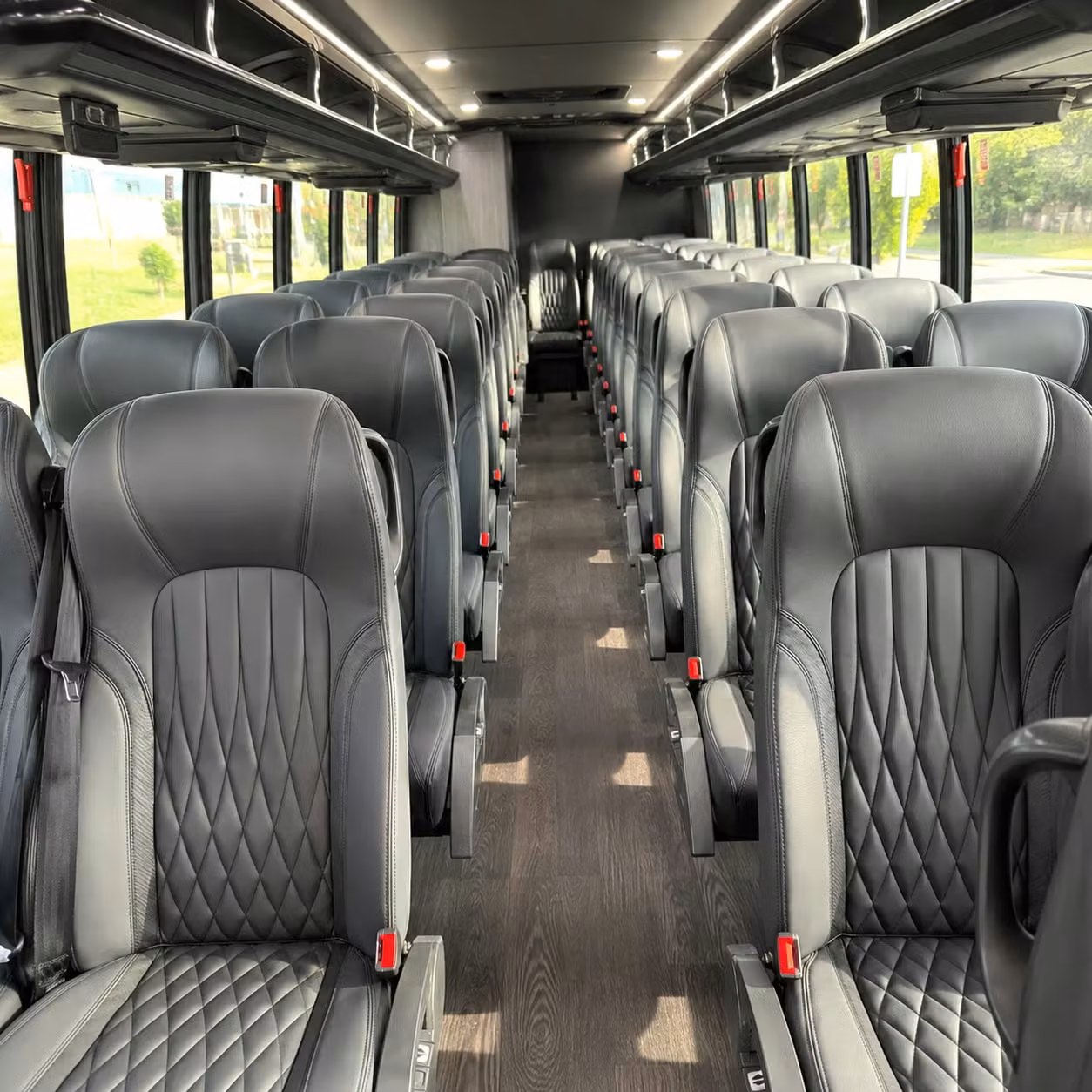 25 passenger minibus interior