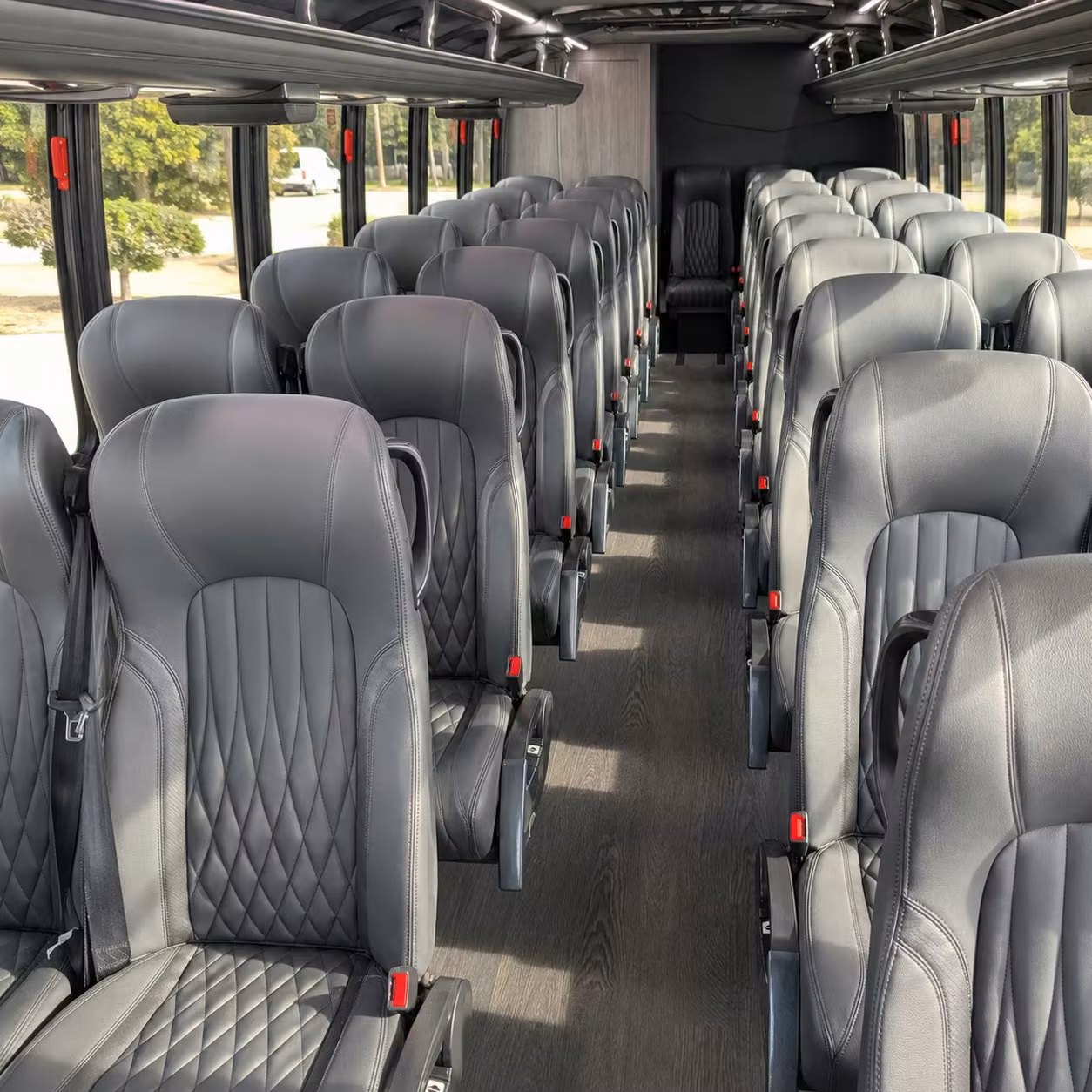 28 passenger minibus inside