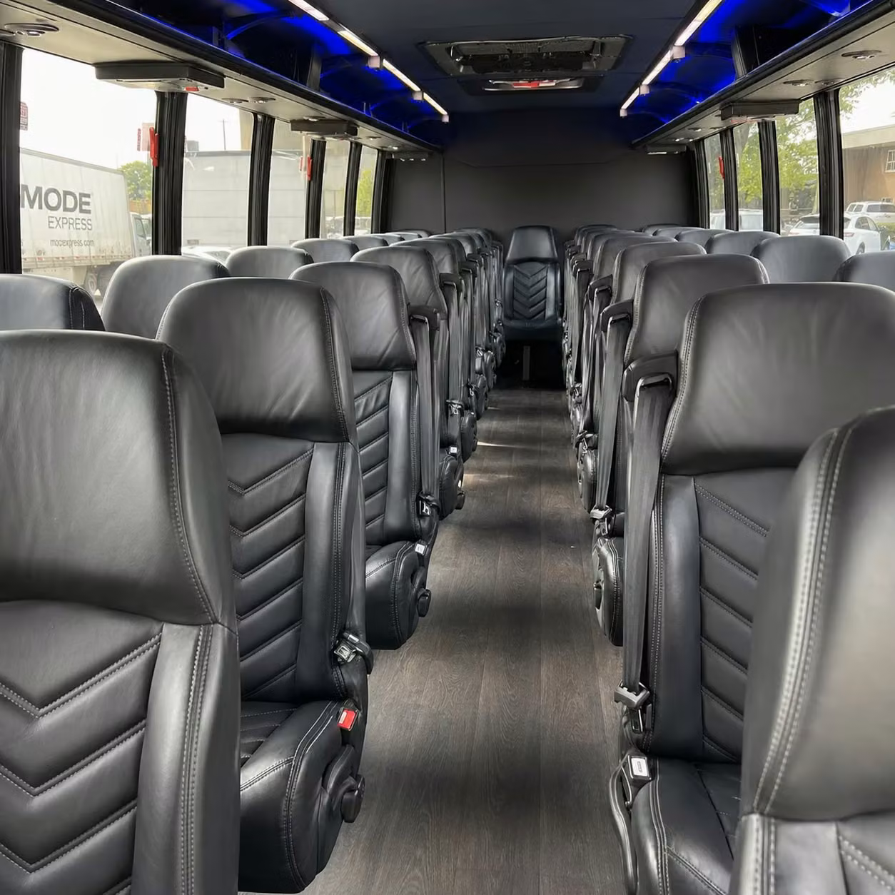 30 passenger minibus inside