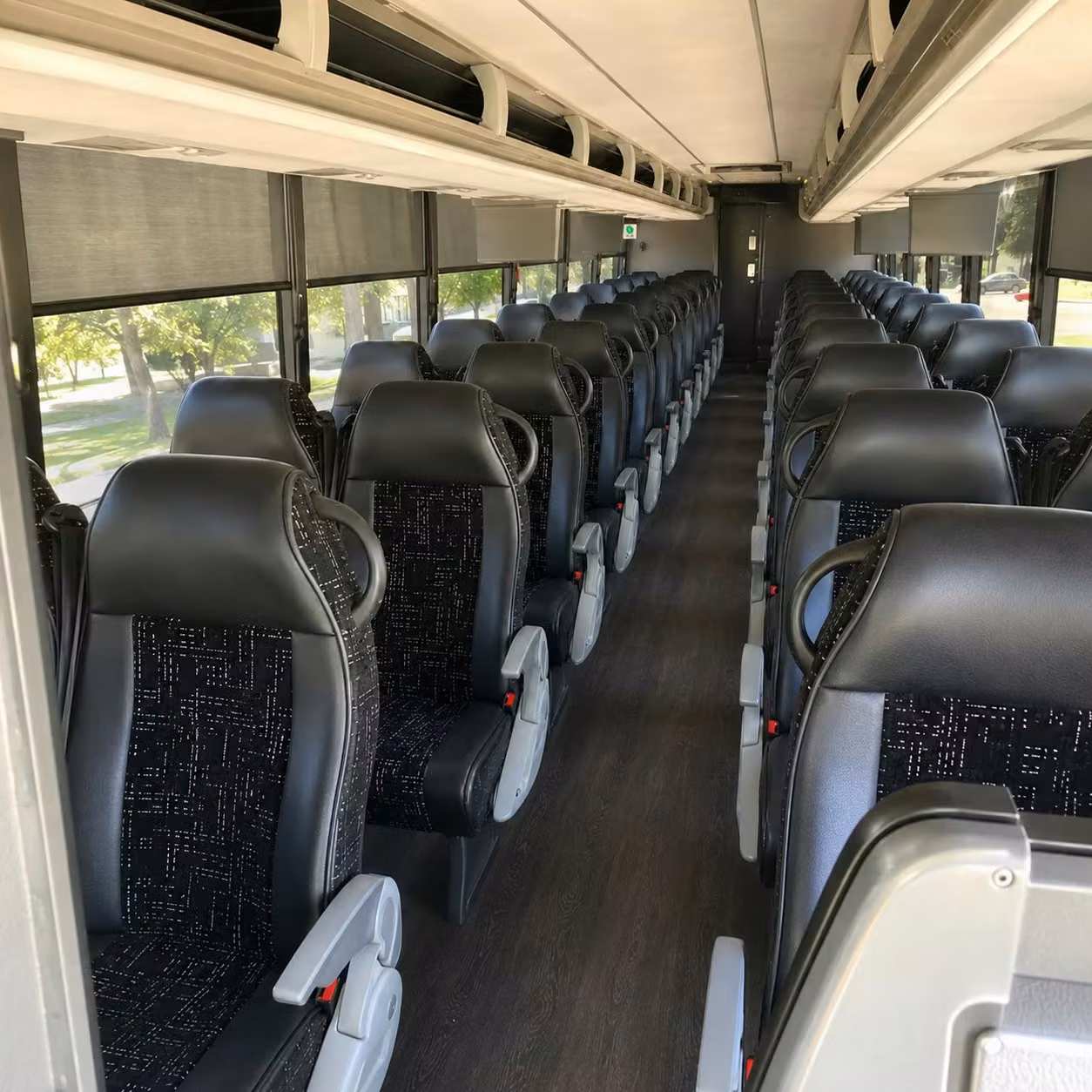 springdale charter bus inside