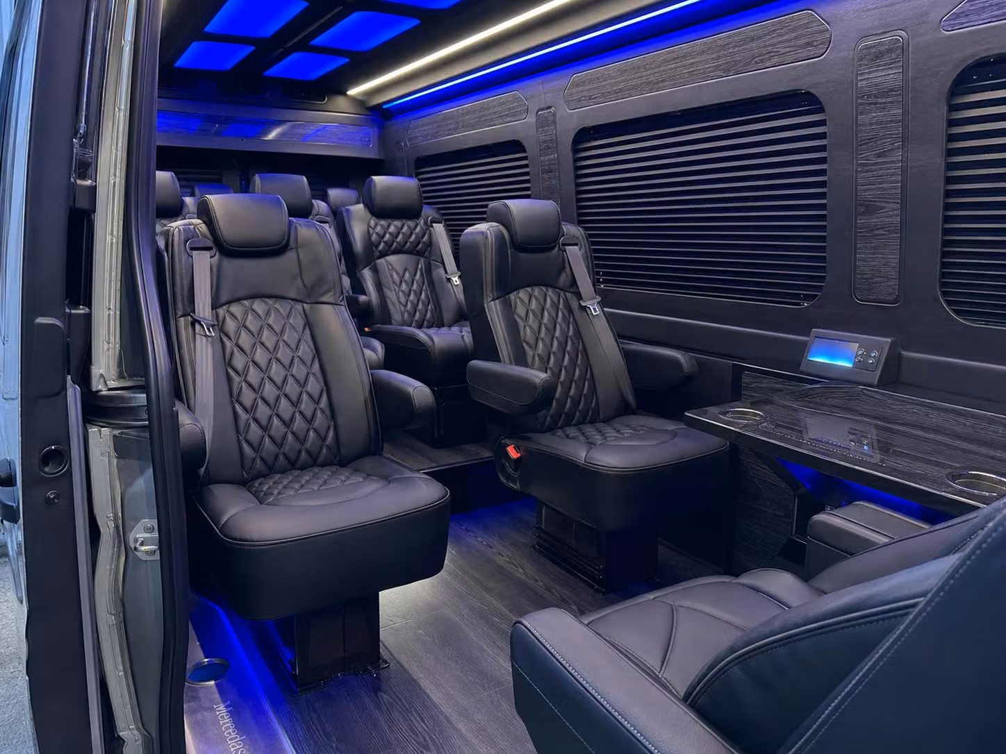 sprinter van transportation for groups and events across springdale
