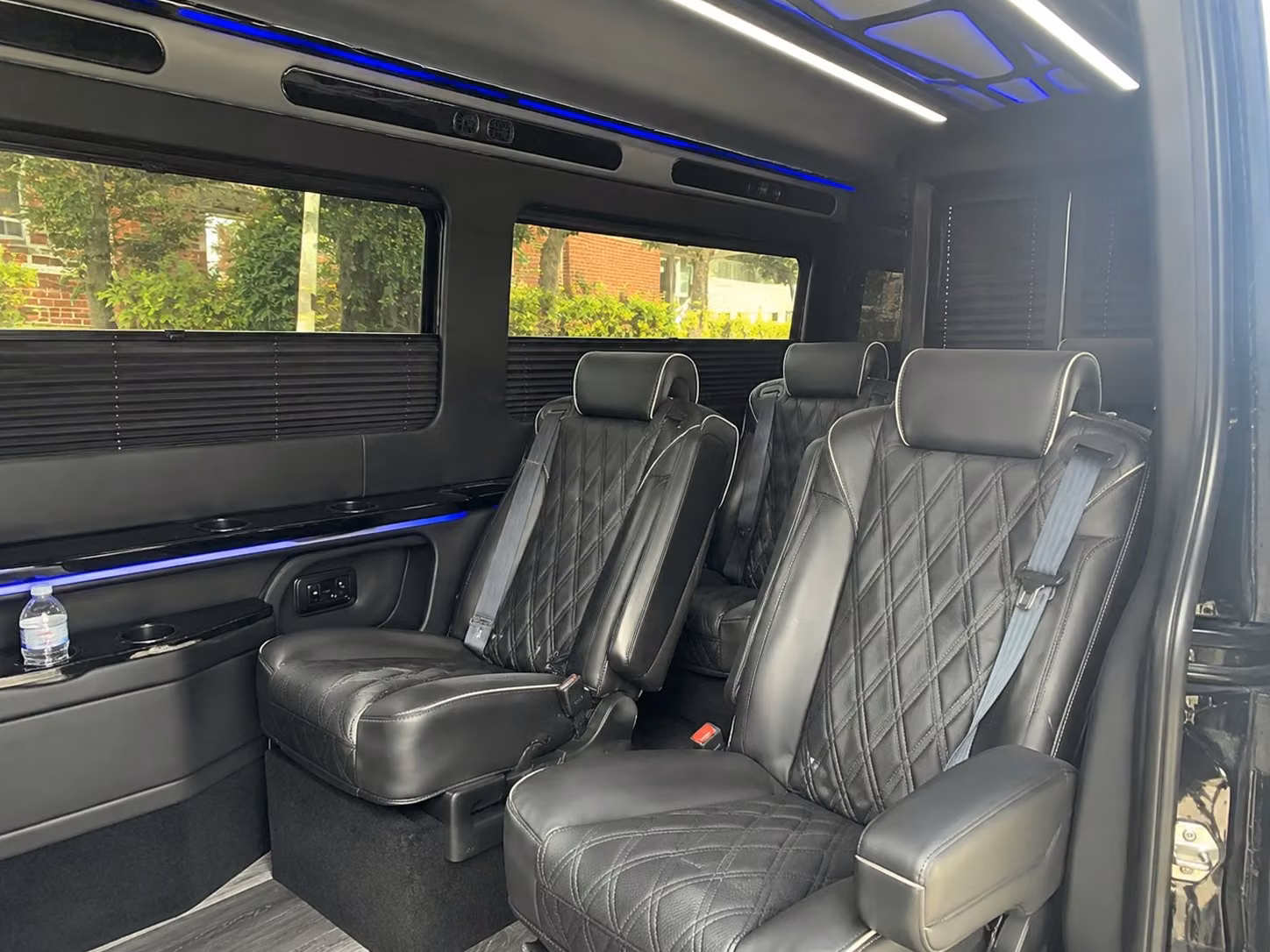 sprinter van with driver inside