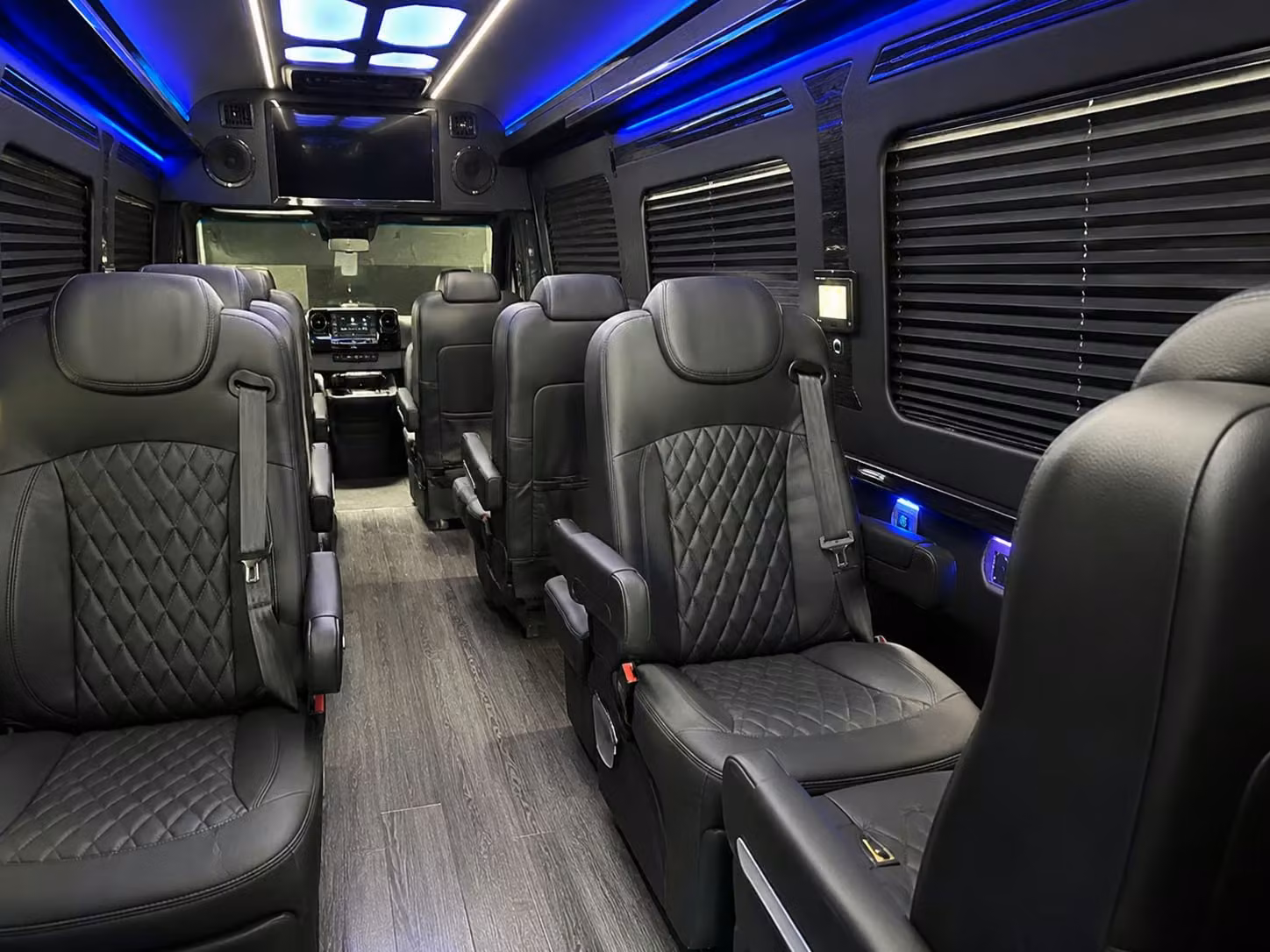 sprinter van with driver interior